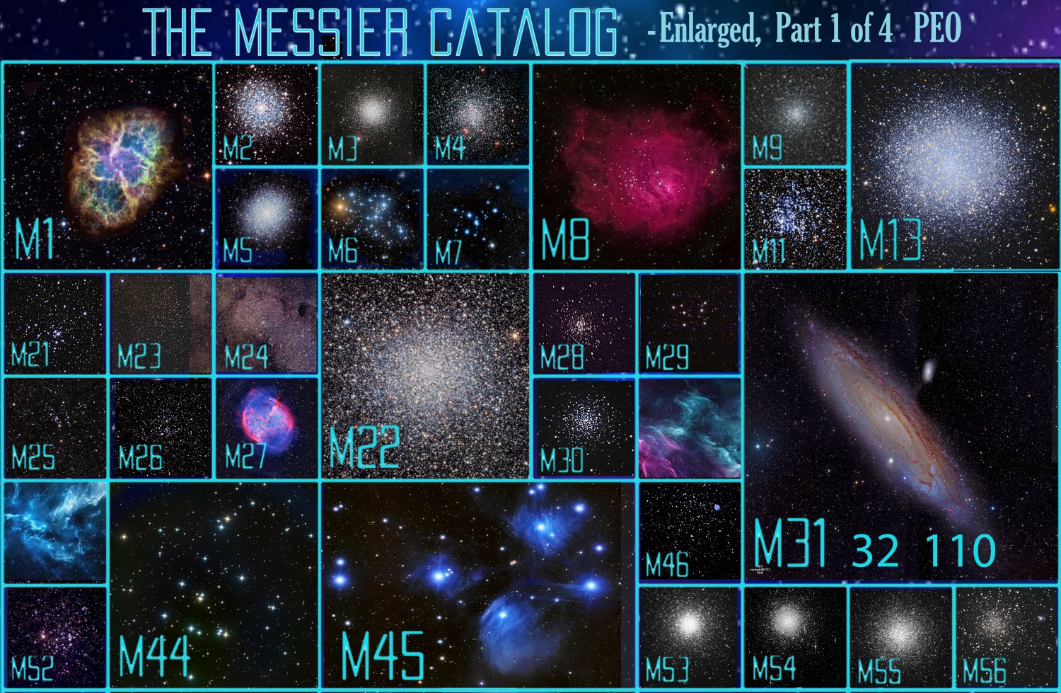 Messiers, Enhanced, p.1